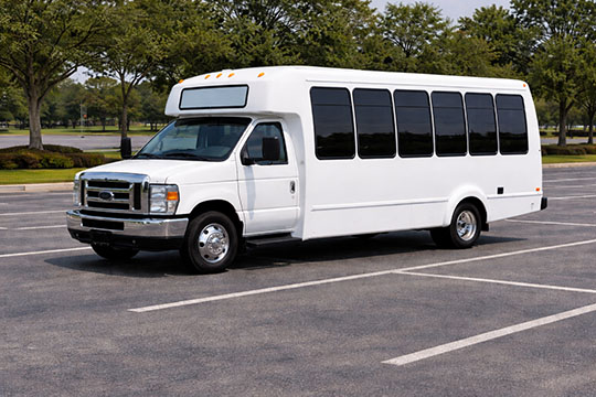 20-passenger minibus available for charter in Champaign, IL